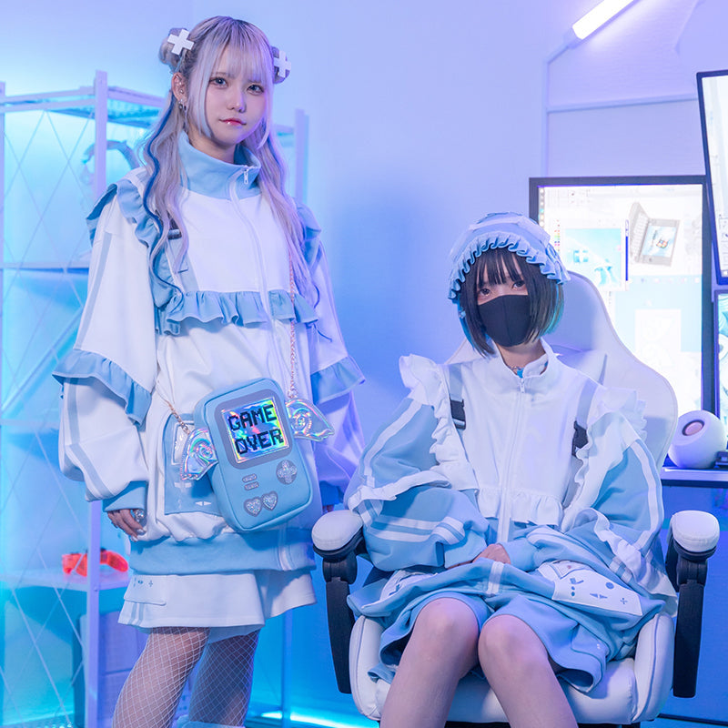 ACDC RAG “Game Over” tenshi kaiwai frill jacket – Grumpy Bunny