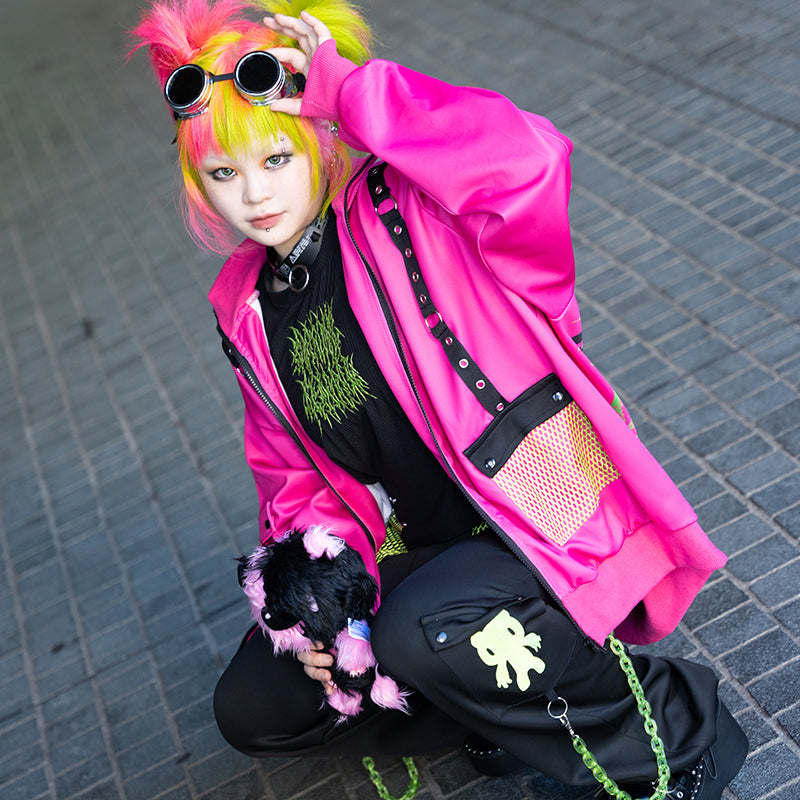 ACDC RAG & Gloomy Bear vivid sleeveless top