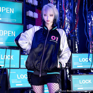 Listen Flavor x Hatsune Miku satin jacket