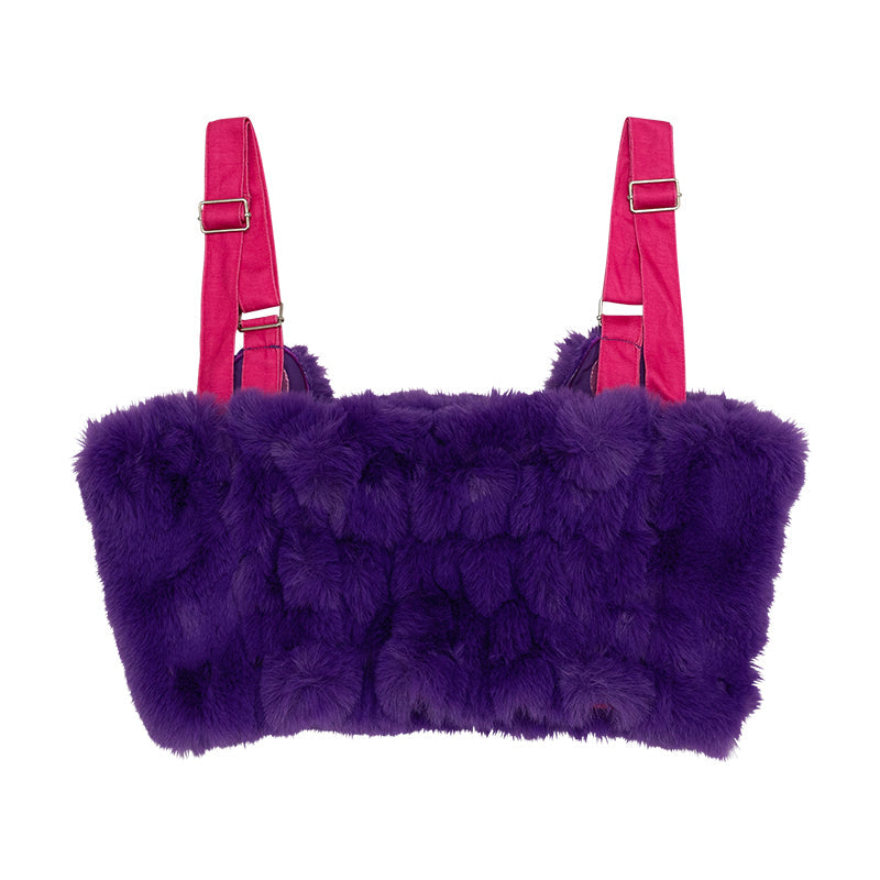 ACDC RAG Mad B-Day fluffy monster bustier