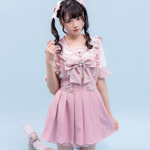 Dear My Love heart ribbon frill sailor blouse – Grumpy Bunny