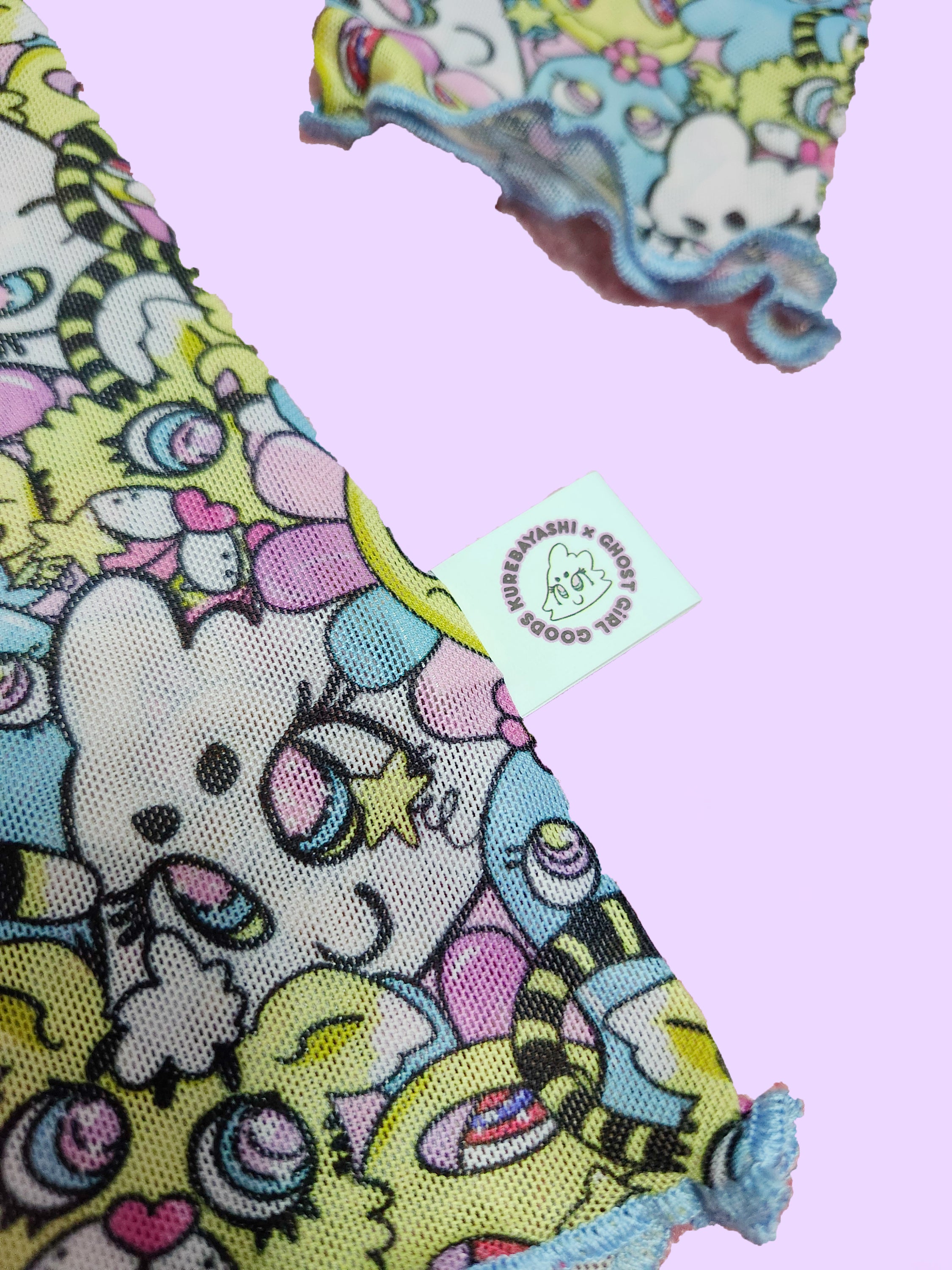 Ghost Girl Goods & 90884 “Happy Friends" collection mesh top