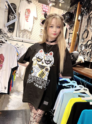 Hypercore MONE¥KE¥ cat t-shirt