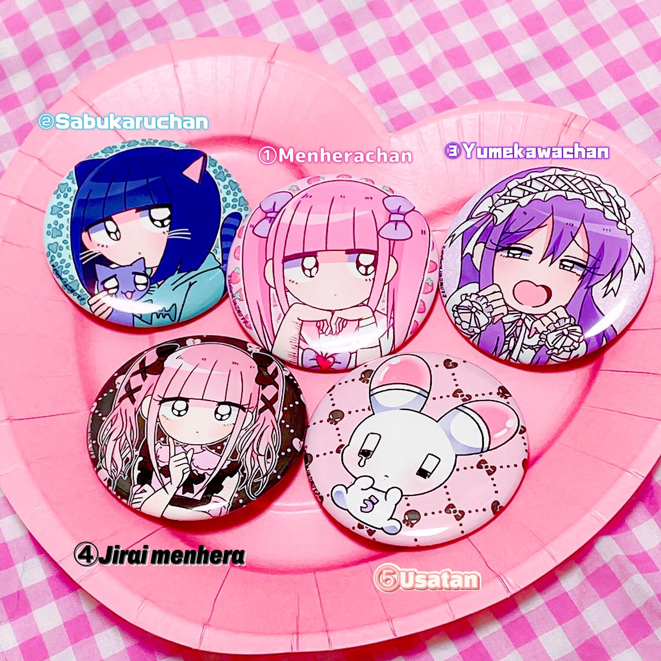 Menherchan badges