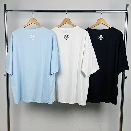 Psycho Nation x Rene "Gamer Cat" blue t-shirt