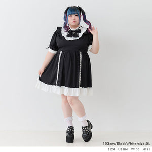 Dear My Love Whip "Lace-up Ribbon Dolly" dress