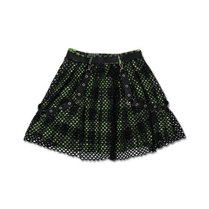 ACDC RAG & Gloomy Bear vivid mesh skirt