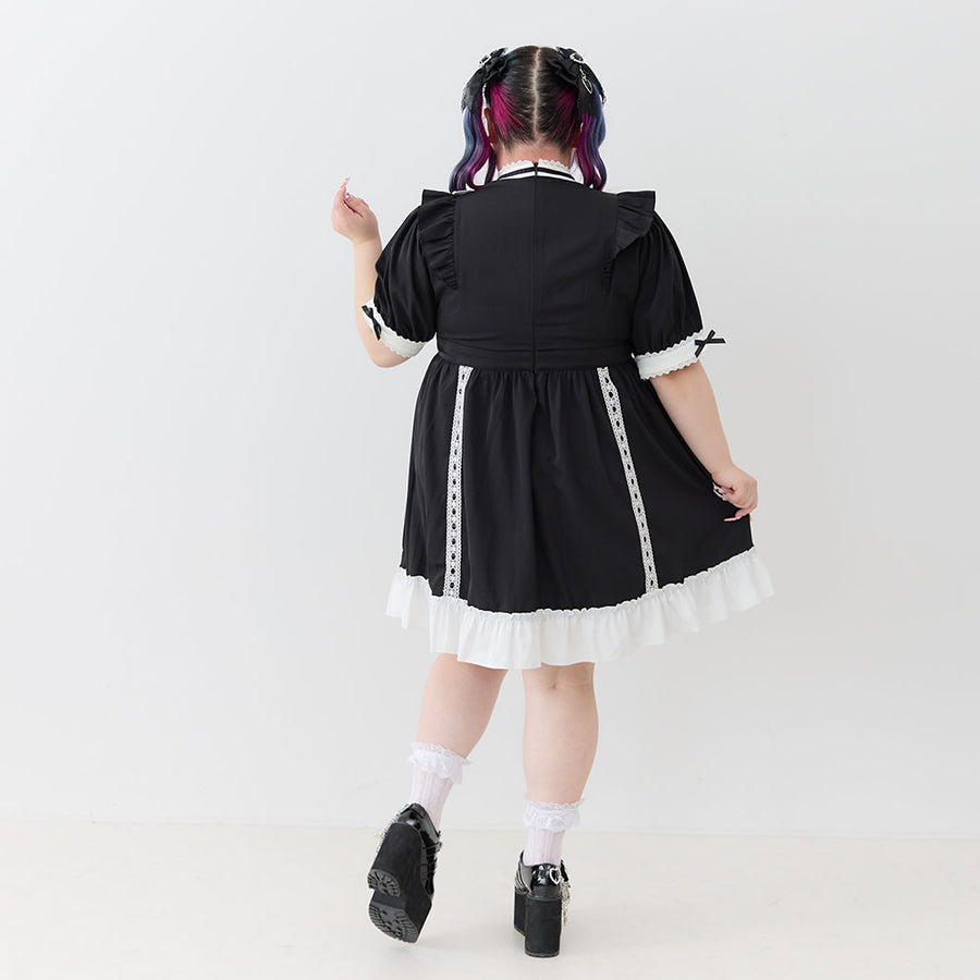 Dear My Love Whip "Lace-up Ribbon Dolly" dress