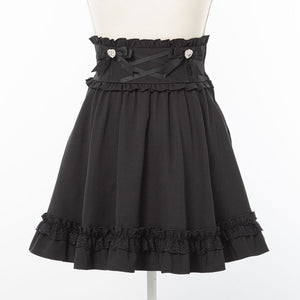 Dear My Love Whip "Heart Bijou Ribbon Frill" skirt