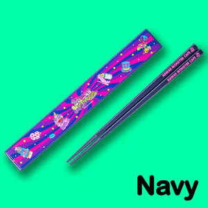 6% Dokidoki Kawaii Monster Cafe chopsticks & case set