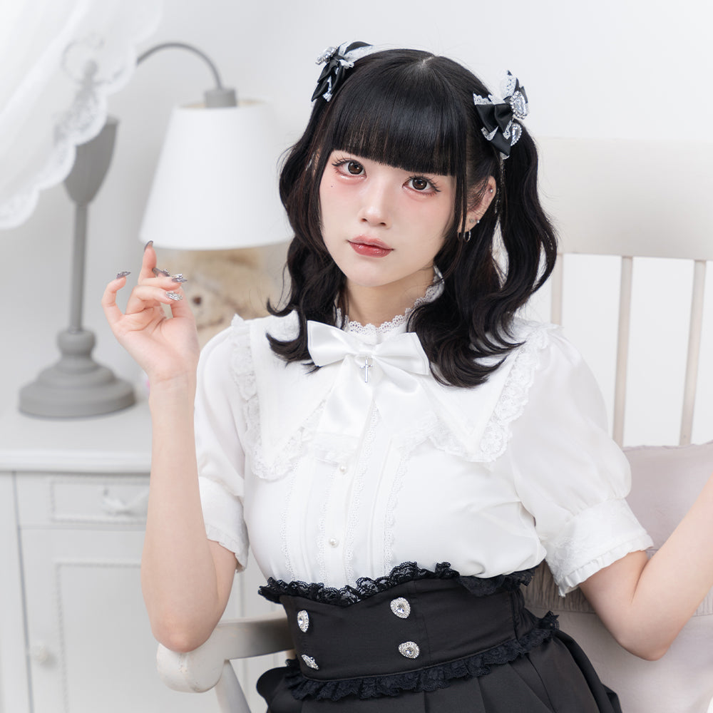 Dear My Love sailor collar blouse