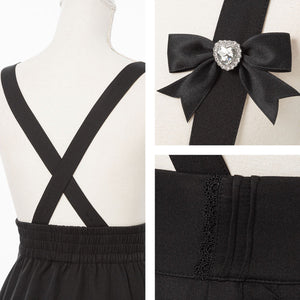 Dear My Love Whip "Suspenders Ribbon" Skirt