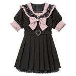 Dear My Love Whip "Lace Frill Sailor" dress