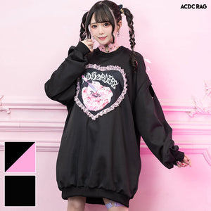 ACDC RAG "Love Punk" pink sweatshirt