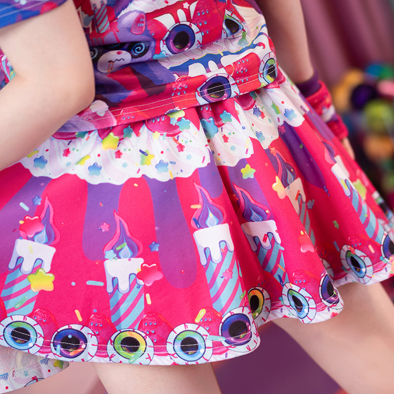 ACDC RAG Mad B-Day pink skirt