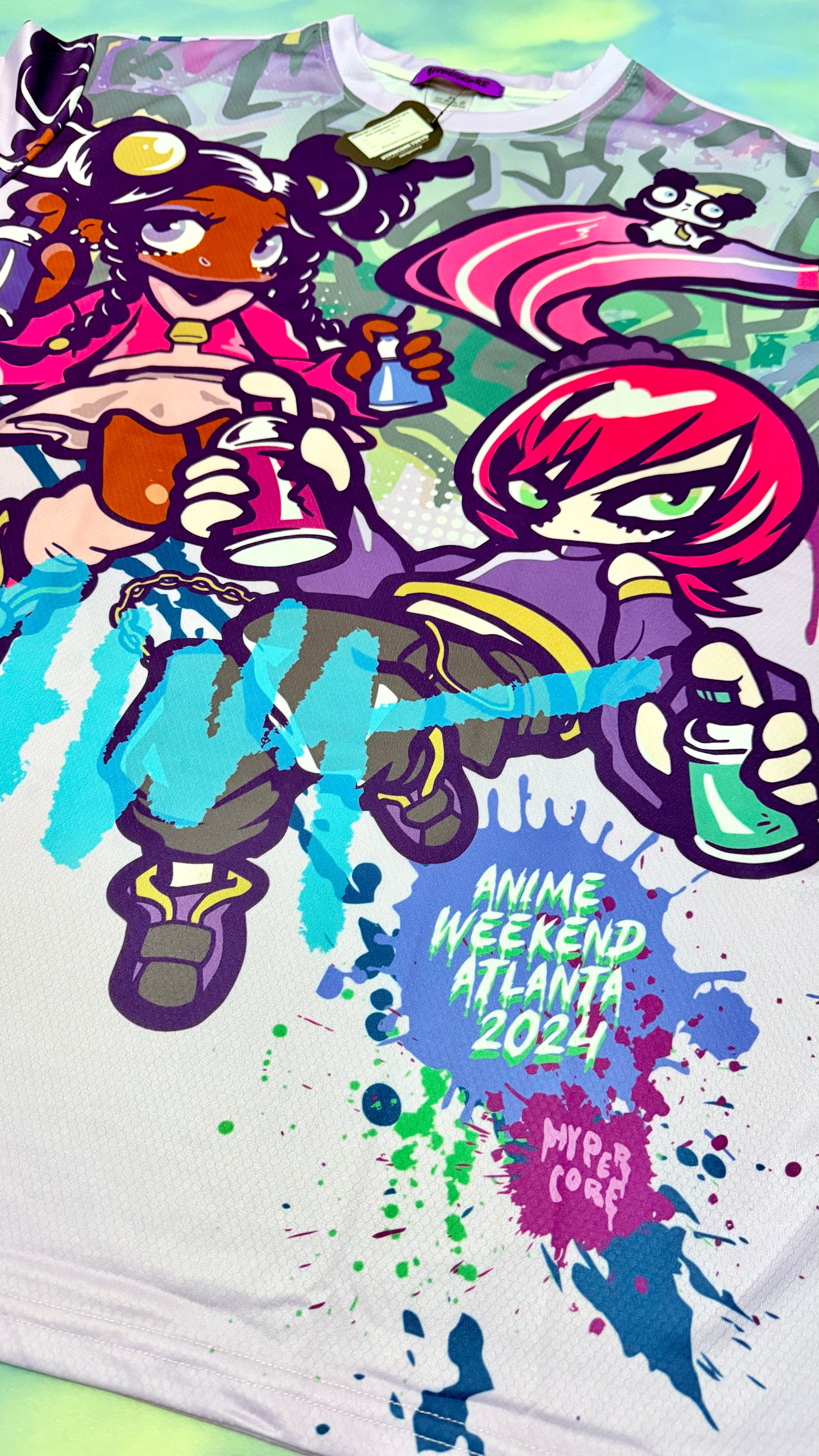 Hypercore Anime Weekend Atlanta 2024 t-shirt