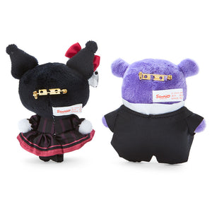 Sanrio Kuromi & Baku "Ojosama" brooch mascot set