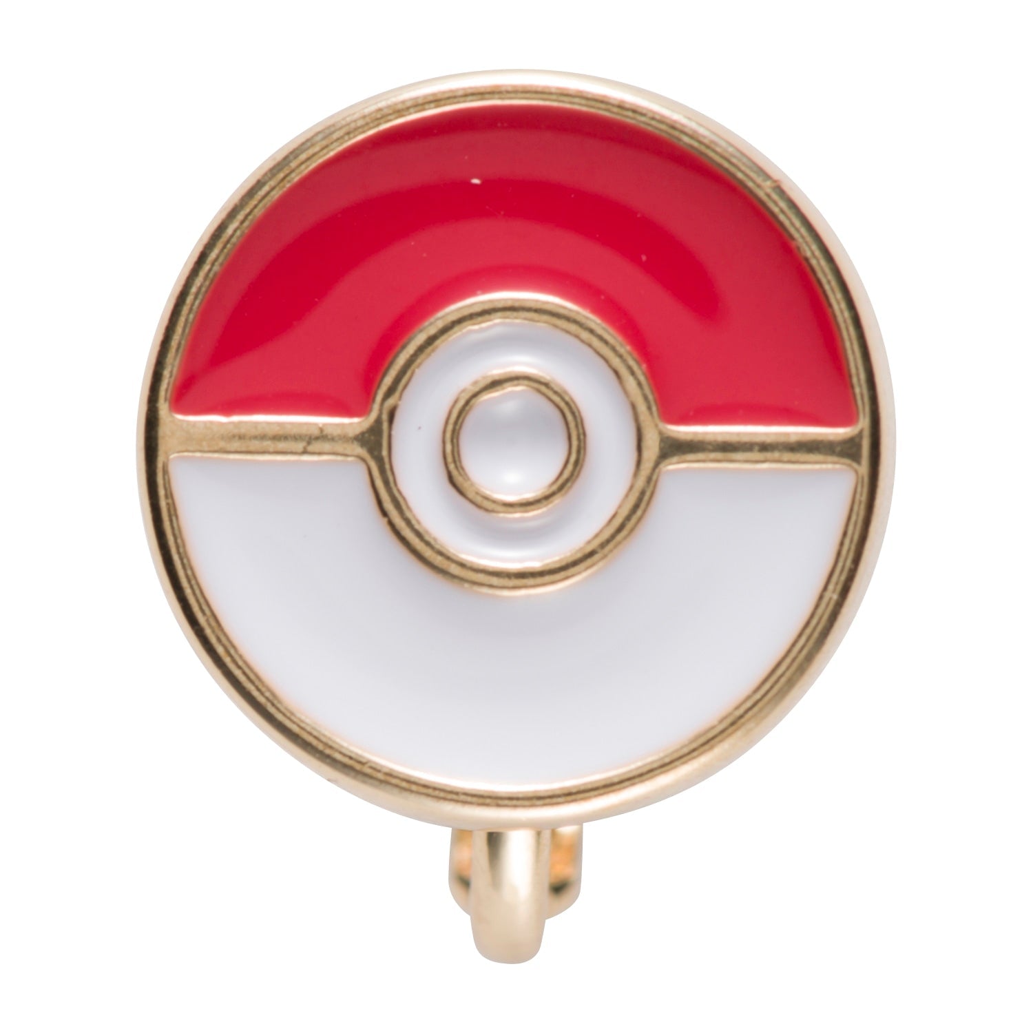 Pokémon Center Poké Ball clip-on stud earring
