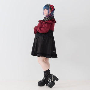 Dear My Love Whip "Heart Choker Lace Frill" blouse