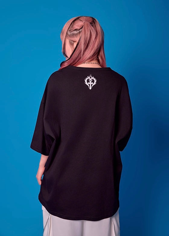 Psycho Nation x Rene "Gothic" black t-shirt