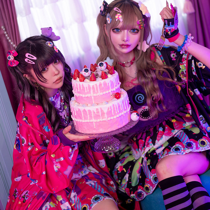 ACDC RAG Mad B-Day fluffy monster bustier