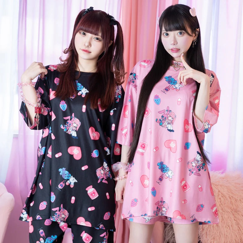 ACDC RAG x Menhera Chan t-shirt – Grumpy Bunny