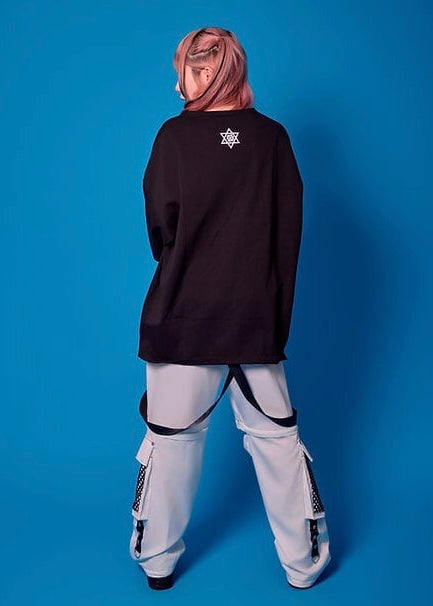 Psycho Nation x Rene "Gamer Cat" black t-shirt ~ LAST ONE!