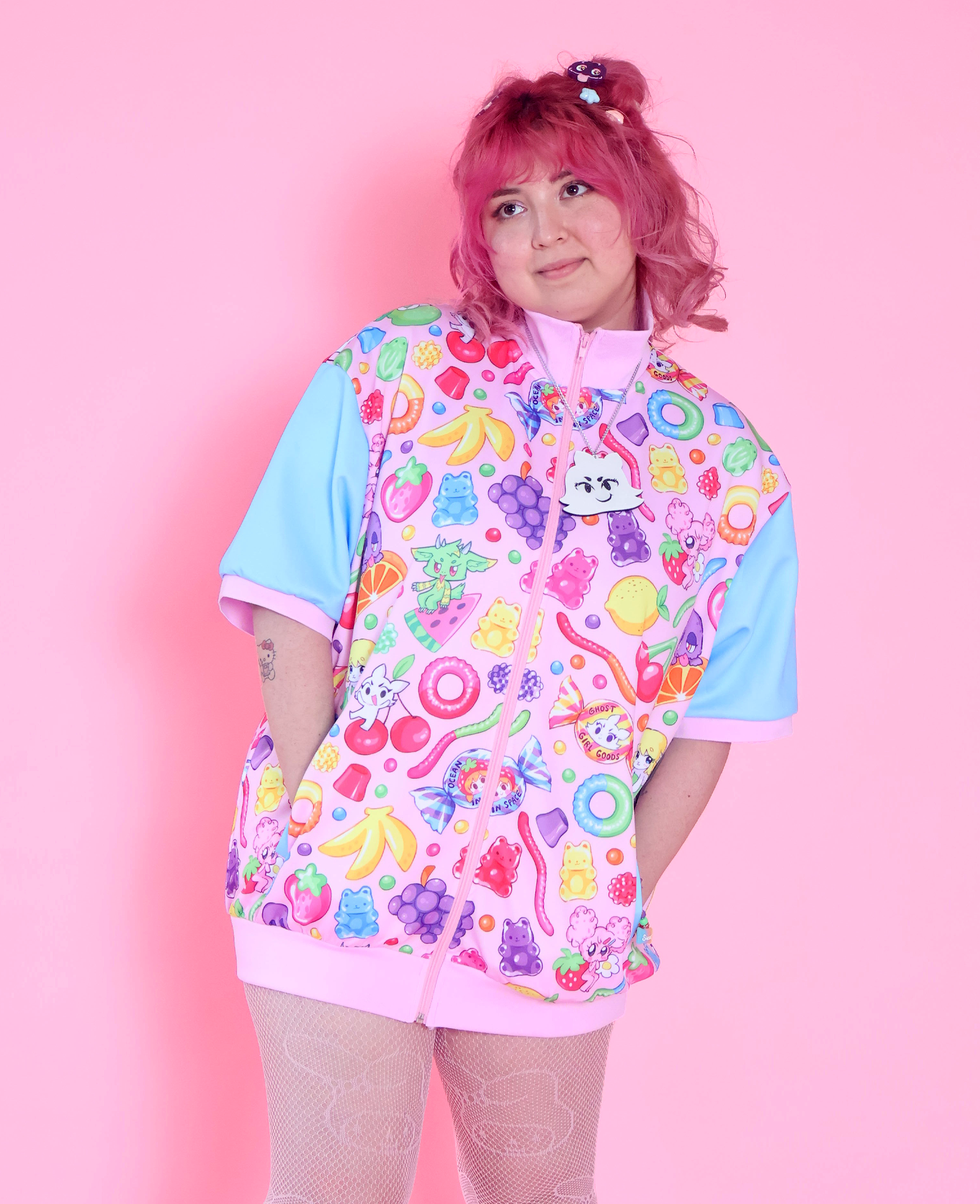 Ghost Girl Goods "Gummi Pop Jacket" (Cotton Candy)