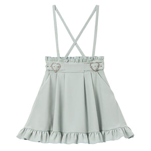 ヒニヒニ愛野えり Whip Frill Skirt、Heart bustier Dear My Love Whip heart buckle suspenders skirt – Grumpy Bunny