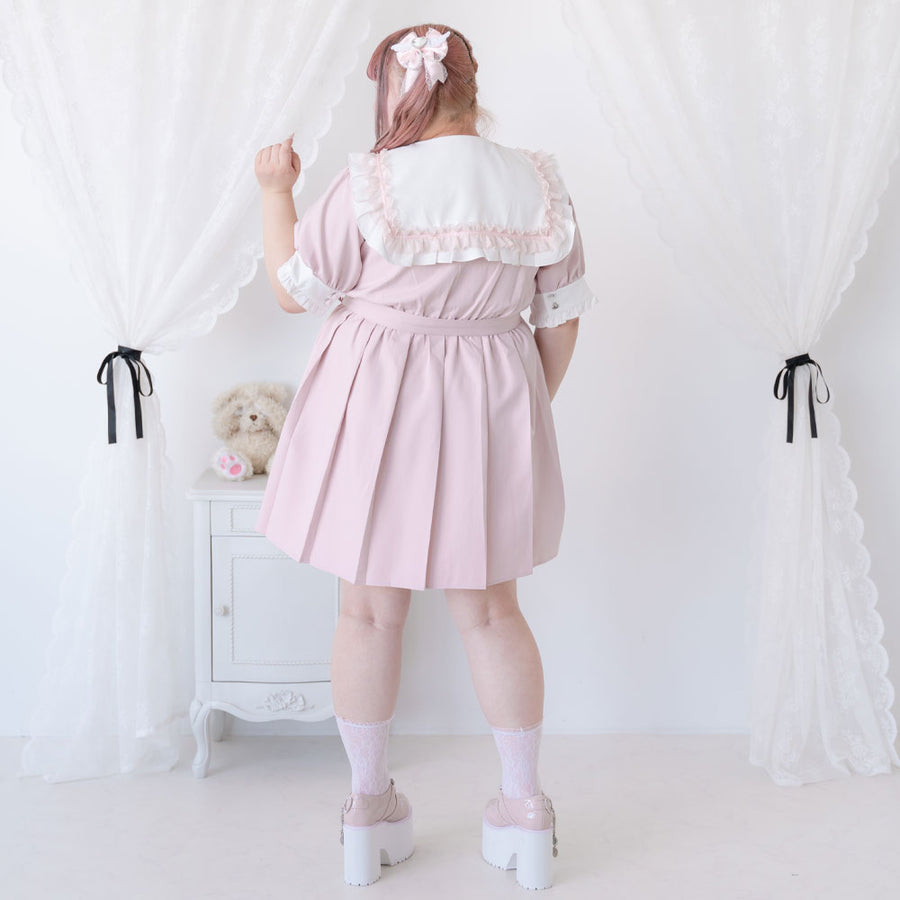 Dear My Love Whip "Lace Frill Sailor" dress