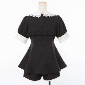 Dear My Love Whip "Bolero Layered Frill" tunic & shorts set