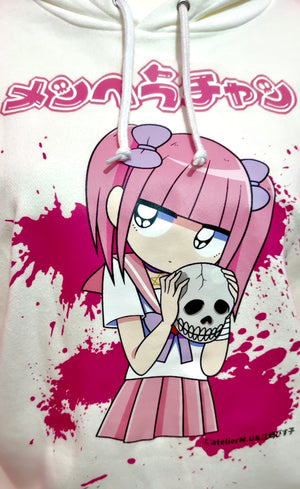 Menhera Chan & Yamikososeigi skull hoodie – Grumpy Bunny