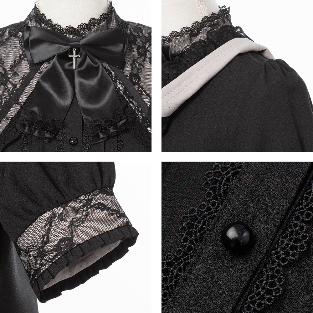 Dear My Love sailor collar blouse