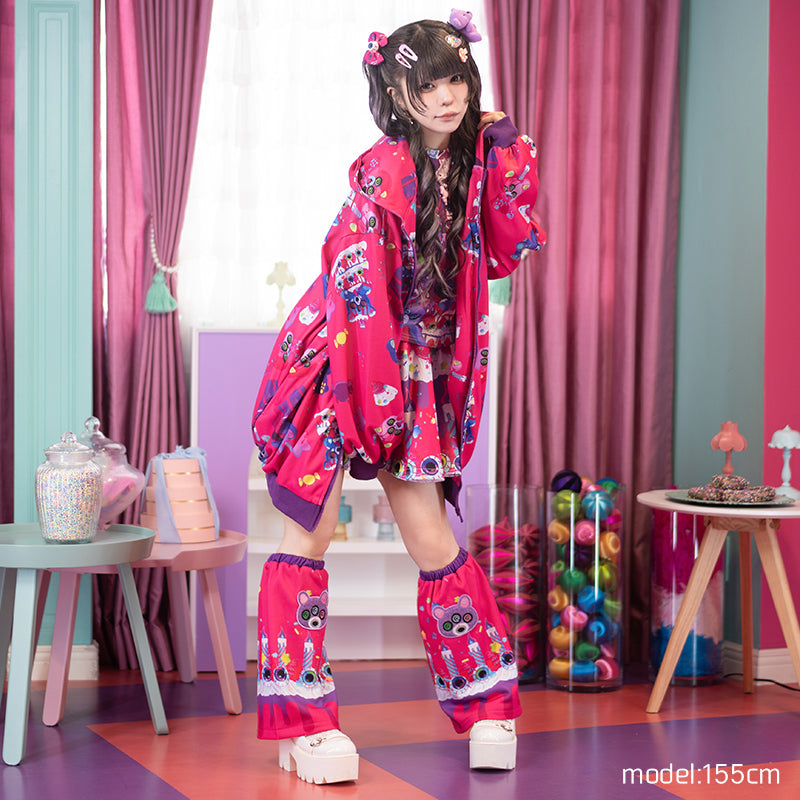 ACDC RAG Mad B-Day pink zip hoodie