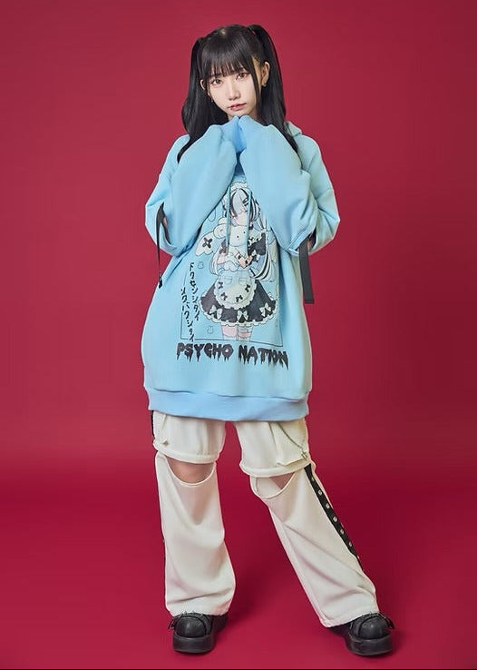 Psycho Nation x Rene collab "Maid" hoodie