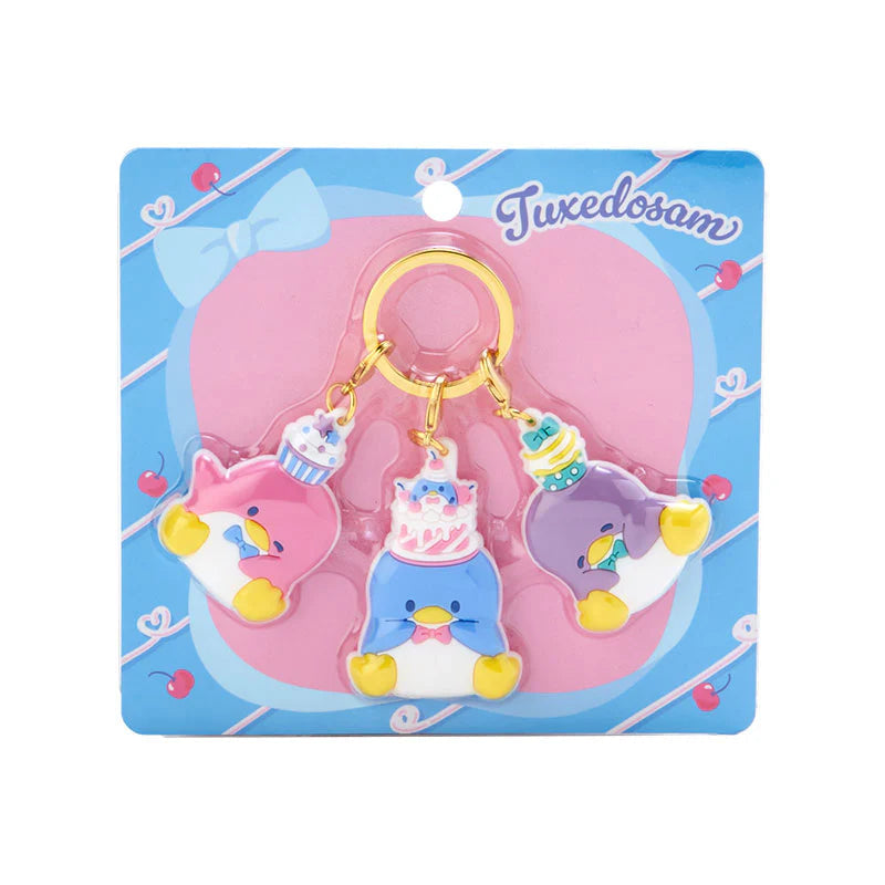 Sanrio Tuxedo Sam birthday keyring