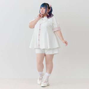 Dear My Love Whip "Bolero Layered Frill" tunic & shorts set