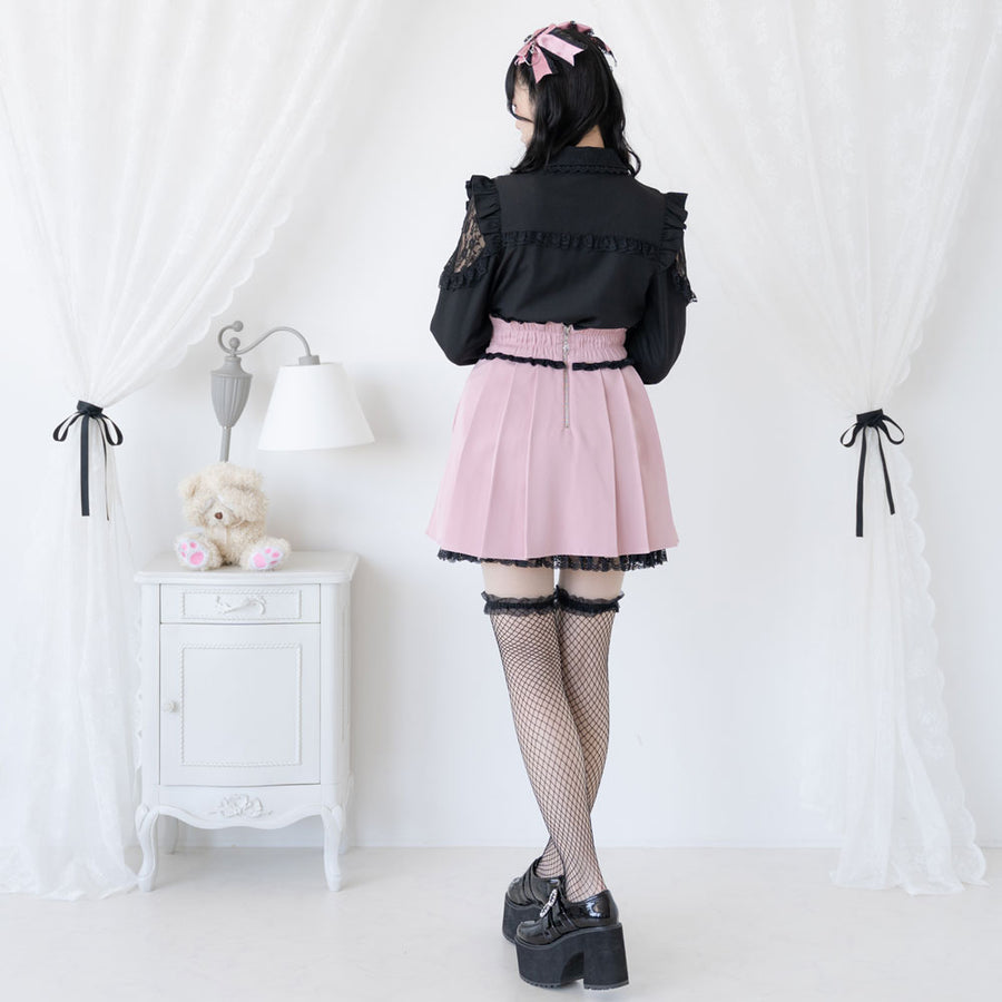 Dear My Love jirai kei heart stud skirt