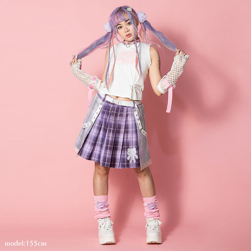 ACDC RAG & Gloomy Bear pastel sleeveless top – Grumpy Bunny