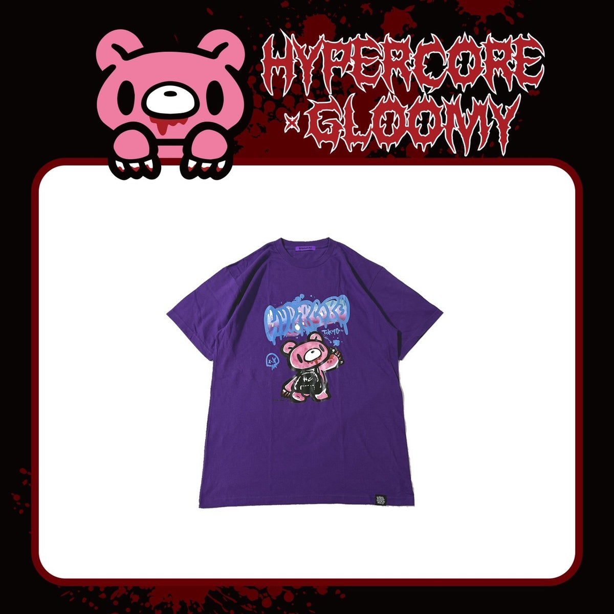 Hypercore x Gloomy Bear collab t-shirt – Grumpy Bunny