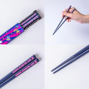 6% Dokidoki Kawaii Monster Cafe chopsticks & case set