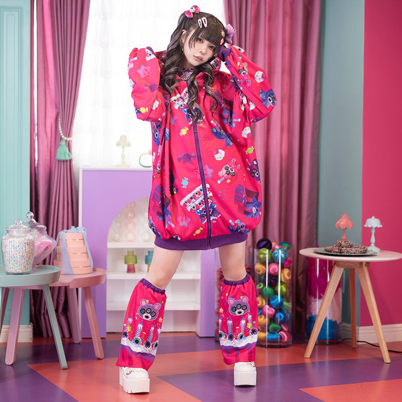 ACDC RAG Mad B-Day pink zip hoodie