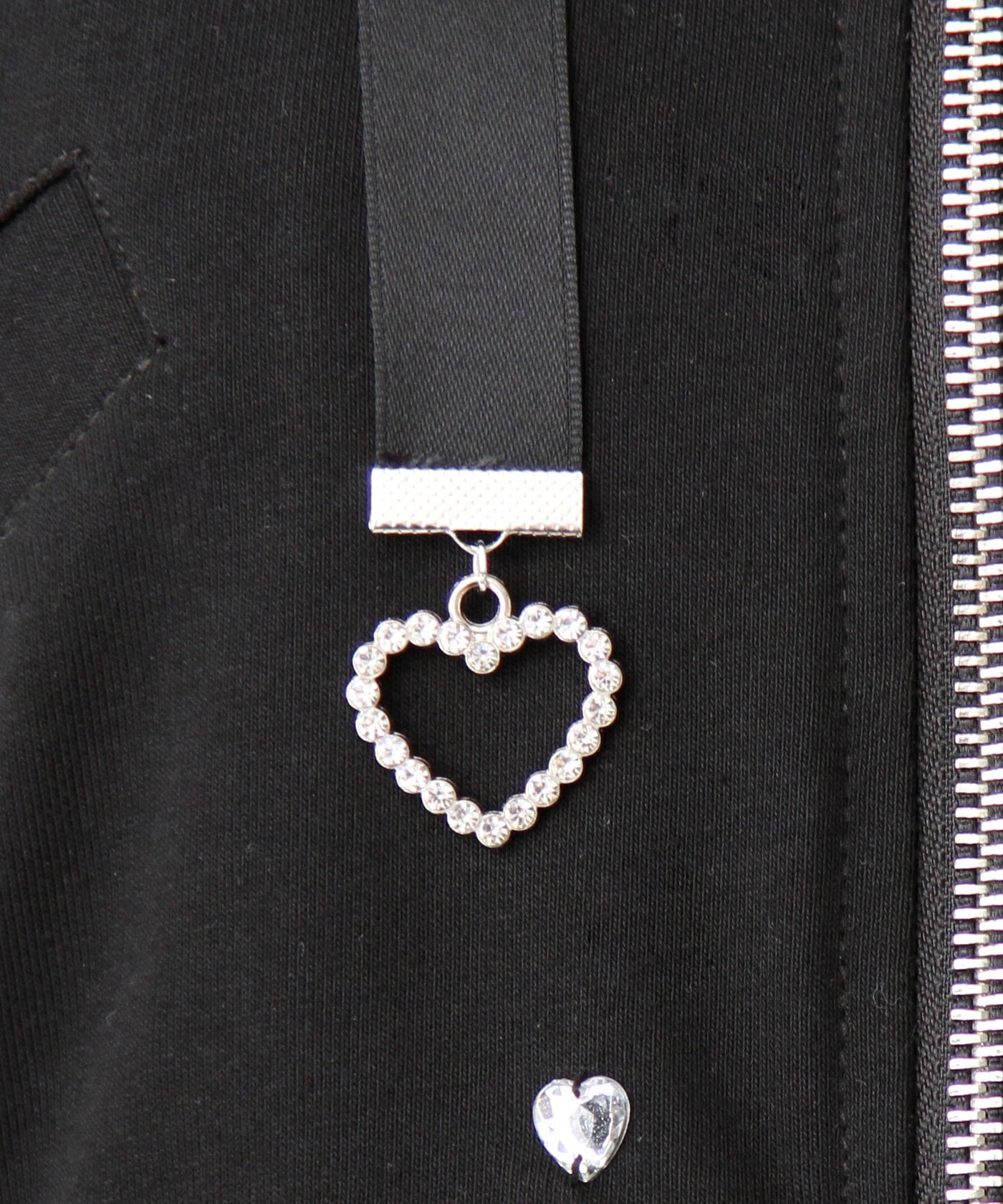 Dear My Love heart dot short hoodie