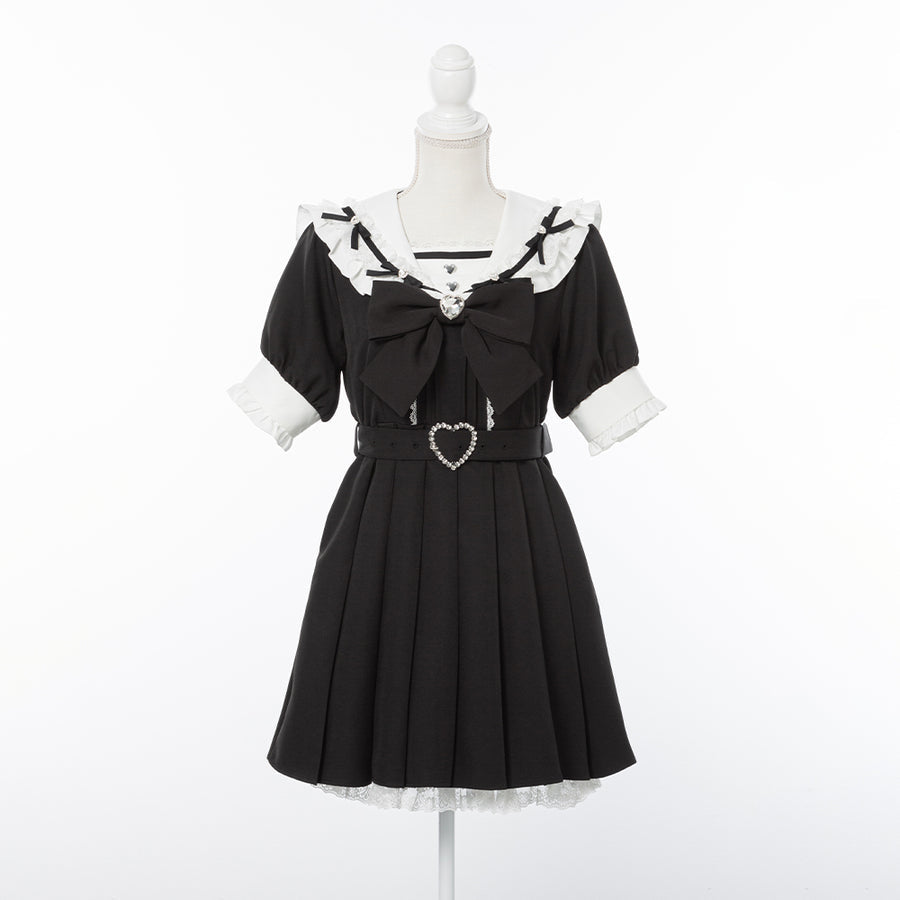 Dear My Love Whip "Lace Frill Sailor" dress