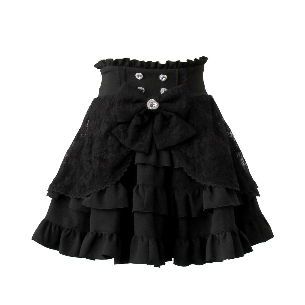 Dear My Love frilly lace ribbon skirt