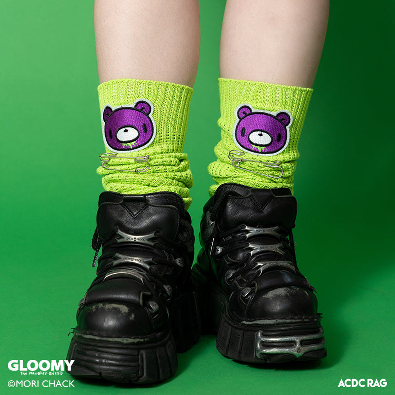 ACDC RAG & Gloomy Bear vivid long socks