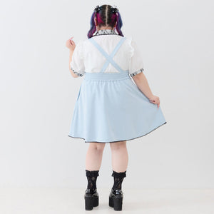 Dear My Love Whip "Bijou Ribbon Frill" blouse