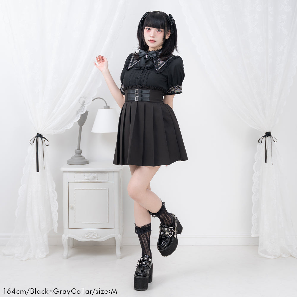 Dear My Love sailor collar blouse
