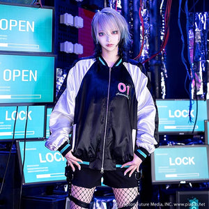 Listen Flavor x Hatsune Miku satin jacket