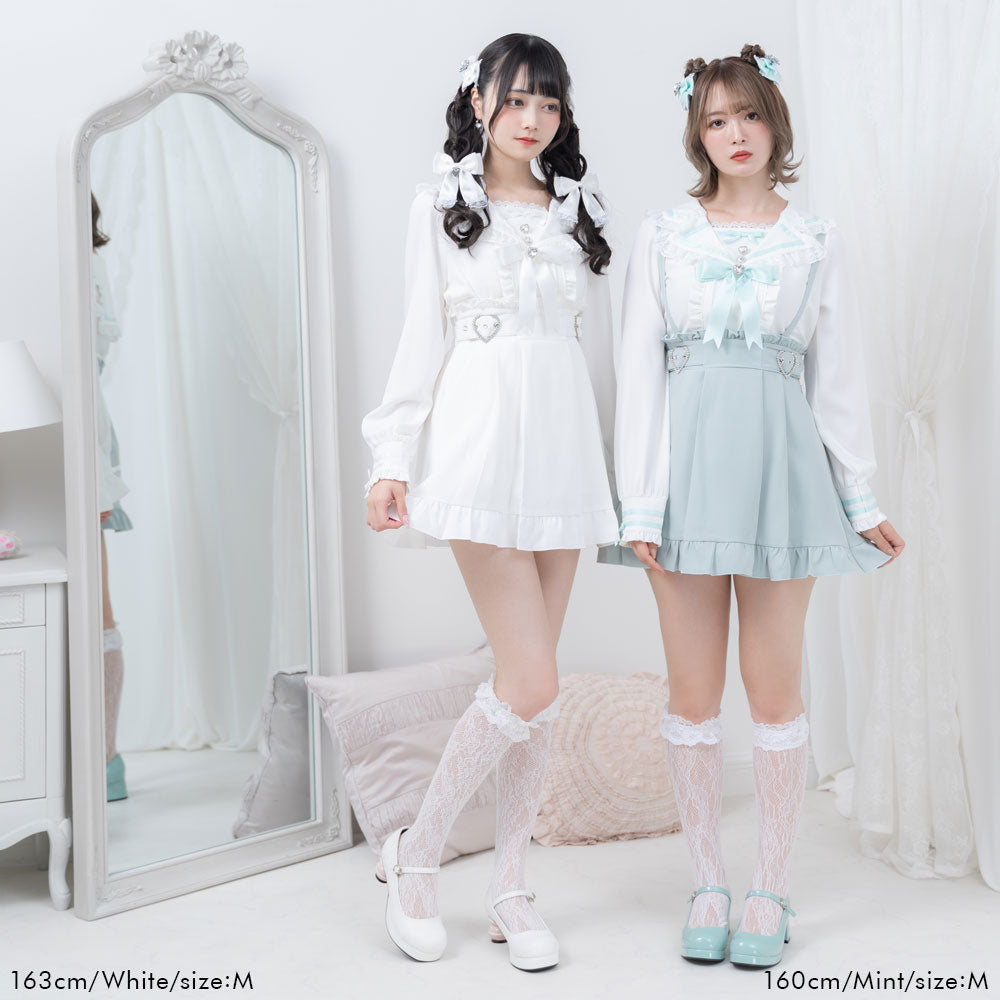 Dear My Love tailored sailor blouse